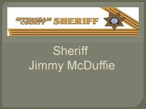 Sheriff Jimmy Mc Duffie Our Mission The Effingham