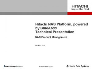 Hitachi nas platform