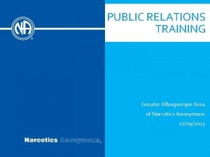 Narcotics anonymous meetings albuquerque