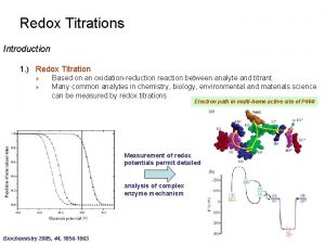 Redox titration