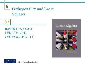 Orthogonal complement