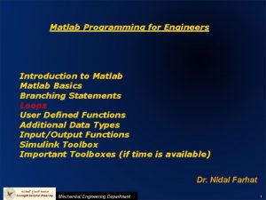 For statement matlab