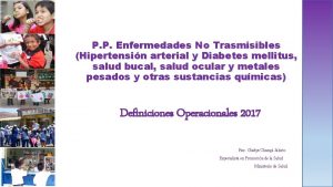 P P Enfermedades No Trasmisibles Hipertensin arterial y