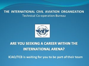 International civil aviation organization jobs