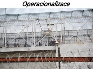 Operacionalizace