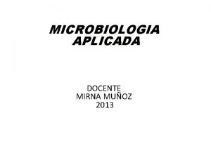 Clasificacion de los microorganismos