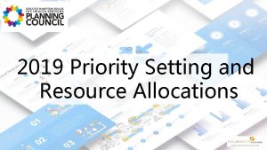 2019 Priority Setting and Resource Allocations Norfolk TGA