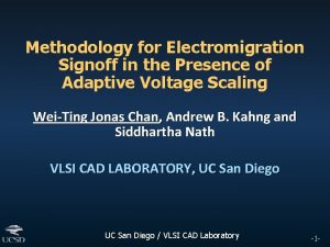 Methodology for Electromigration Signoff in the Presence of