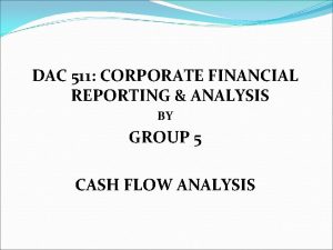 Corporate financial reporting and analysis