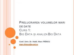 Curs data science