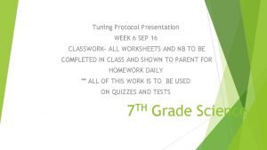 Tuning protocol worksheet