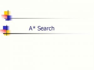 A Search Tree search algorithms n Basic idea