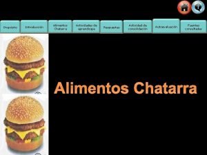 Propsito Introduccin Alimentos Chatarra Actividades de aprendizaje Respuestas