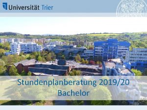 Uni trier anmeldephase