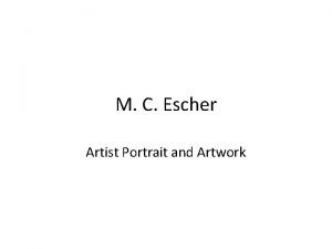 M c escher portrait