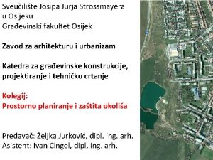 Plan grada osijeka satelit