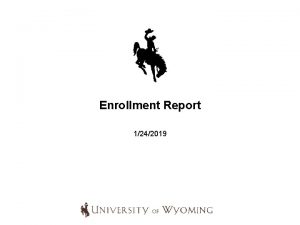 Enrollment Report 1242019 Preliminary Spring 2019 Enrollment as