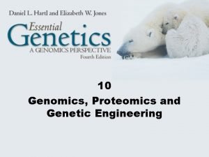 10 Genomics Proteomics and Genetic Engineering Genomics and