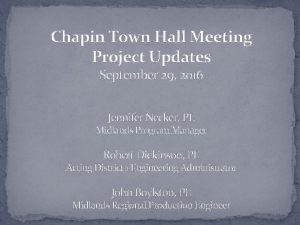 Chapin town hall