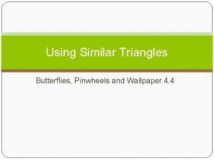 Similar triangles