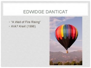 A wall of fire rising summary