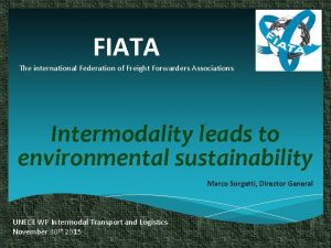 International federation of freight forwarders associations