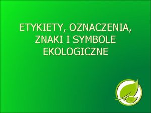 Zielone płuca polski