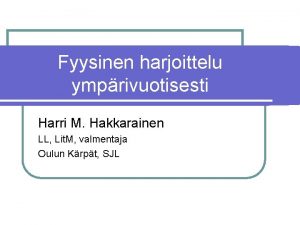 Harri hakkarainen