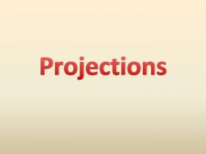 What is projection