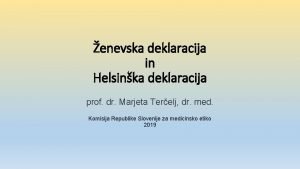 Helsinška deklaracija medicina