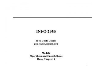 Cornell info 2950