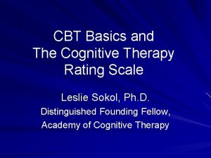 Cbt rating scale