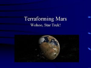 Star trek terraforming