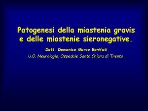 Miastenia sieronegativa