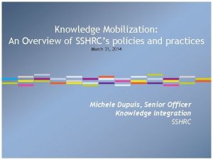 Knowledge mobilization definition