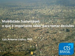 Mobilidade Sustentvel o que importante saber para tomar