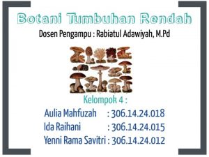 Sub Class Ascomycetes HABITAT ALAMINYA DI TANAH TUMBUHTUMBUHAN