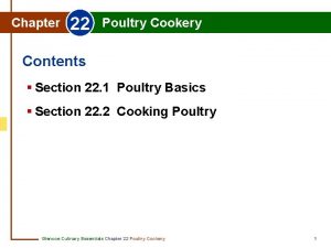 Chapter 22 poultry cookery answers