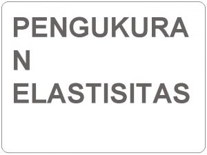 Contoh elastisitas pendapatan