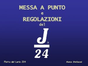 Regolazione paterazzo