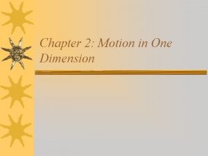 Introduction to motion