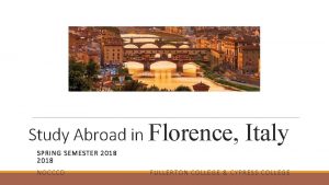 Fullerton college study abroad