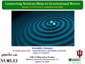 Connecting Neutron Skins to Gravitational Waves ar Xiv