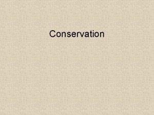 Ex situ conservation definition