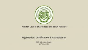 Pakistan architecture council