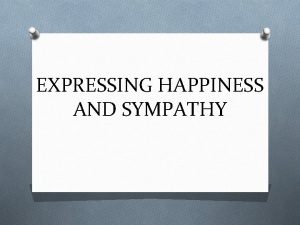 Expressing happiness examples