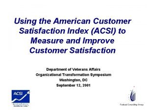 Customer satisfaction index calculation excel