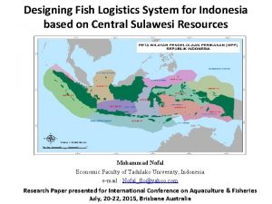 Fish-logistics