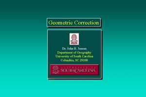 Geometric corrections