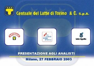 PRESENTAZIONE AGLI ANALISTI Milano 27 FEBBRAIO 2003 Struttura